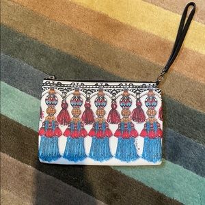 Brighton Tassel Wristlet